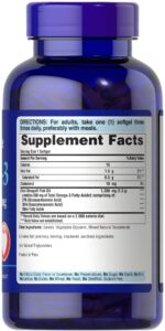 Puritan’s Pride Omega-3 Fish Oil, 1200 mg (100 saoftgel) - Image 2