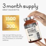 VitaBright Magnesium Glycinate 1500mg (180 Capsules) - Image 3