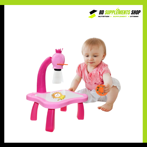 BD supplements SHOP (7) Children Led Projector Painting/Art Drawing Table - Image 1