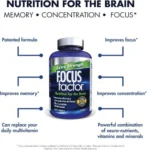 Focus Factor Original Nutrition for The Brain (180 Tablets) - Image 3
