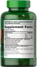 Puritan’s Pride Coconut Oil (1,000 mg) – 120 softgels - Image 2