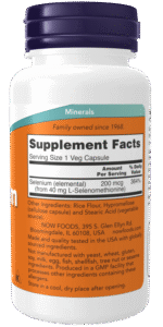 NOW Foods, Selenium 200 mcg (90 Capsules) - Image 3