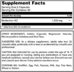 Amazing Formulas Berberine (1,000 mg) – 120 capsules - Image 2