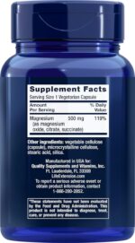 Life Extension Magnesium Caps 500mg (100 Capsules) - Image 3