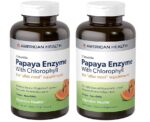 American Health Papaya Enzyme With Chlorophyll Chewable 250 Tablets - Image 3