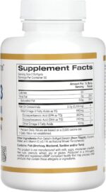 California Gold Nutrition Omega-3 Premium Fish Oil (100 Softgels) - Image 3