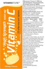 VitaminStore Vitamin C (1,000 mg) – 20 tablets - Image 3
