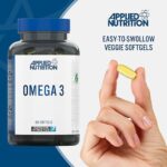 Applied Nutrition Omega 3 Essential Fatty Acids for Health (100 Softgels) - Image 2
