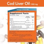 Now Cod Liver Oil (1,000 mg) – 90 softgels - Image 2