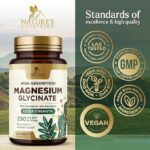 Nature’s Nutrition Magnesium Glycinate 250mg (120 Tablets) - Image 2
