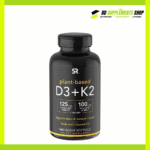 SR Vitamin D3 (5,000 IU) + K2 (100 mcg) – 160 veggie softgels