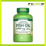 Nature’s Truth Fish Oil 2000mg | Omega-3 | Lemon Flavor | 110 Softgels