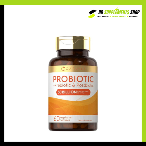 BD supplements SHOP (16) Carlyle Probiotics Probiotic & Postbiotic | 50 Billion CFU (60 Capsules) - Image 1