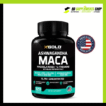 X Gold Health Ashwagandha & Maca Root Black Extract plus, Rhodiola Rosea & L-Theanine (120 Capsules)