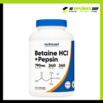 Nutricost Betaine HCL + Pepsin – 790 mg (240 Capsules)