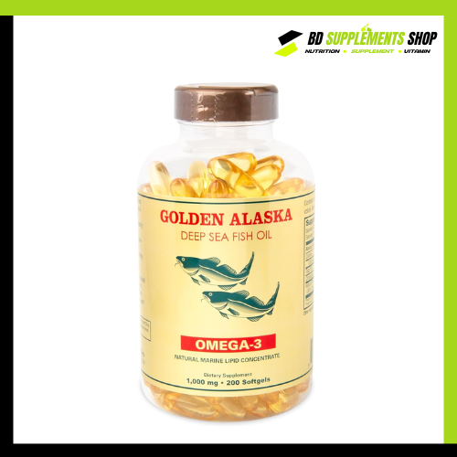 BD supplements SHOP (3) Golden Alaska Deep Sea Fish Oil1000 mg (200 Softgels) - Image 1