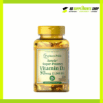 Puritan’s Pride Vitamin D3 (50 mcg – 2,000 IU) – 200 softgels