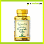 Puritan’s Pride Vitamin D3 (250 mcg – 10,000 IU) – 200 softgels