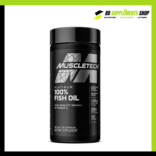 BD supplements SHOP Muscletech Platinum 100% Fish Oil (100-capsule) - Image 1