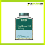 Holland & Barrett Cod Liver Oil, 500mg, (60 Capsules)