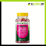 Spring Valley Hair Skin and Nails 5000 Mcg Biotin (120 Softgels)