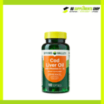 Spring Valley Cod Liver Oil plus Vitamins A & D3 (100 Softgels)