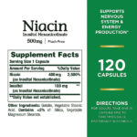 Nature’s Bounty, Niacin 500 mg (120 Capsules) - Image 2