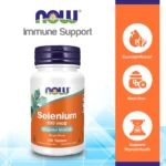 NOW Foods, Selenium, 100 mcg, 100 Tablets - Image 2