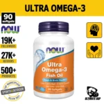 Now Omega-3 Fish Oil Ultra – 90 softgels - Image 3