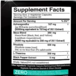 X Gold Health Ashwagandha & Maca Root Black Extract plus, Rhodiola Rosea & L-Theanine (120 Capsules) - Image 2