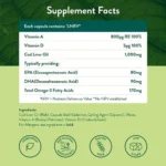 Holland & Barrett Cod Liver Oil, 500mg, 120 Capsules (bd) - Image 2