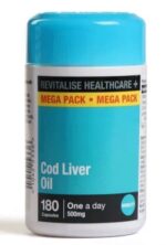 Revitalise Healthcare+ Cod Liver Oil (180 Capsules) - Image 3