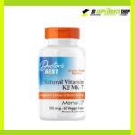 Doctor’s Best, Vitamin K2 MK-7 with MenaQ7, 100 mcg, (60 Capsule)