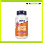 NOW Foods, Vitamin D-3 & K-2 (120 Capsules)