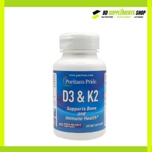 Puritans Pride D3 & K2 (60 Capsules)