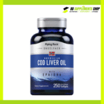 Piping Rock Cod Liver Oil Capsules (250 Softgels)