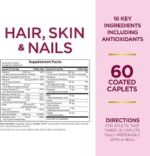 Nature’s Bounty Hair, Skin & Nails 60 Coated Caplets - Image 2
