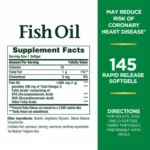 Nature’s Bounty Fish Oil 1000 mg With Omega 3 – 145 Softgels - Image 3