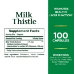 Nature’s Bounty Milk Thistle 175mg – 100 Capsules - Image 3