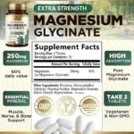Nature’s Nutrition High Absorption Magnesium Glycinate 250mg – 120 Tablets - Image 2