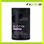 Sports Research Biotin Max Strength 10,000 mcg 120 Veggie Softgels