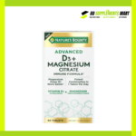 Nature’s Bounty Advanced D3 + Magnesium Citrate 90 Tablets