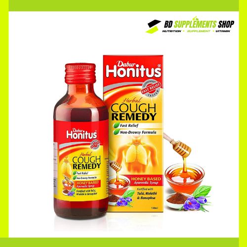 BD supplements SHOP (2) Dabur Honitus Syrup 100ml - Image 1