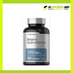 Horbaach Betaine Hydrochloride 1200 mg 180 Capsules