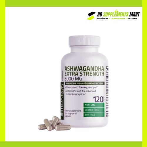 BD supplements SHOP - 2025-12-28T163017.861 Bronson Ashwagandha Extra Strength Stress & Mood Support with BioPerine 120 Vegetarian Capsules - Image 1