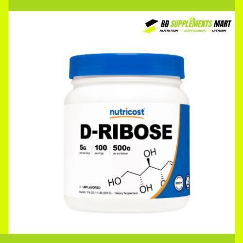 BD supplements SHOP - 2025-12-28T182734.869 Nutricost D-Ribose Powder 5g Per Serving 500g - Image 1