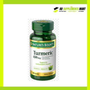 Nature’s Bounty Turmeric Curcumin 450mg 60 Capsules.