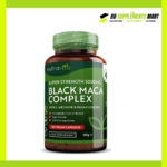Nutravita Black Maca Complex 5000mg 180 Vegan Capsules.