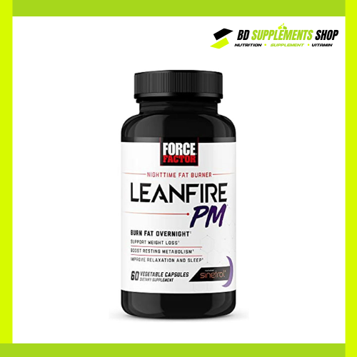 BD supplements SHOP (23) Force Factor LeanFire PM – 60 Vegetable Capsules - Image 1