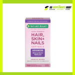 Nature’s Bounty Extra Strength Hair, Skin & Nails 5,000 mcg of Biotin 150 Softgels